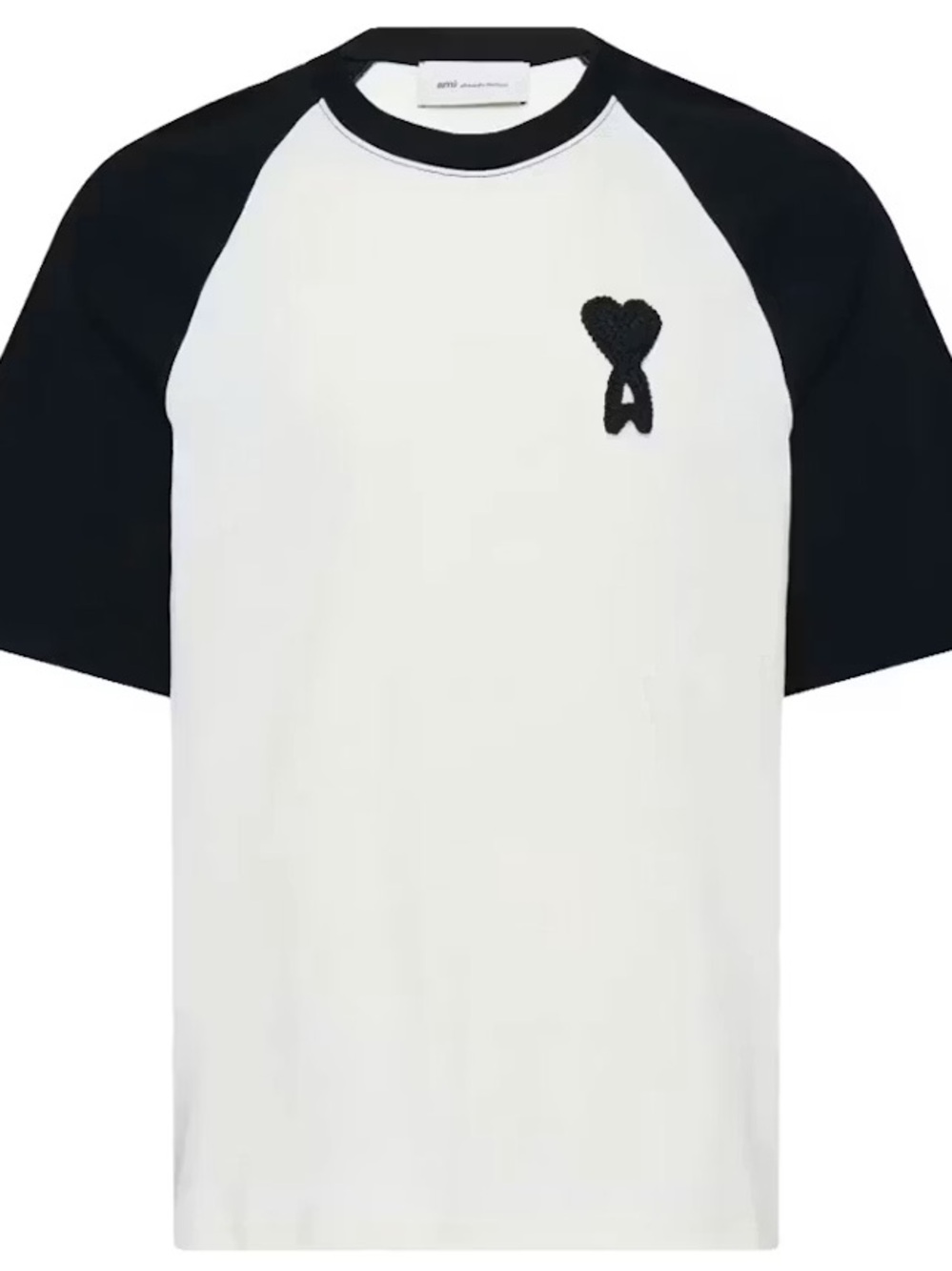 Ami Paris black heart short sleeve T-shirt